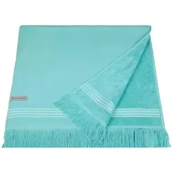 ROSS Hamamtuch Hamam – Vielseitiges Strand- und Saunatuch - Hochwertiges Hamamtuch (90 x 180 cm) mit glatter und Frottierseite, ideal für Strand, Sauna oder Wellness. Leicht, schnell trocknend und in zehn Farben erhältlich – Komfort und Stil für entspannte Momente!