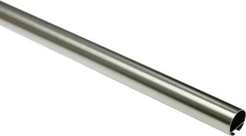 Produktbild Gardinenstange Windsor Edelstahloptik 200 cm Ø 25 mm
