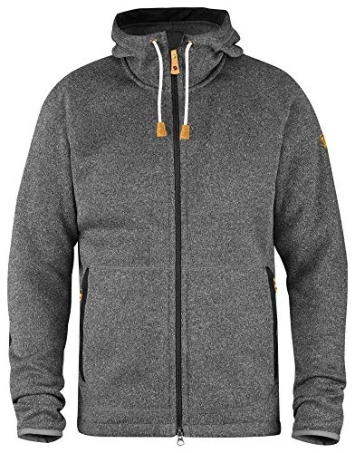 Fjällräven Övik Fleece Hoodie Dark Grey Men (M) von Fjällräven