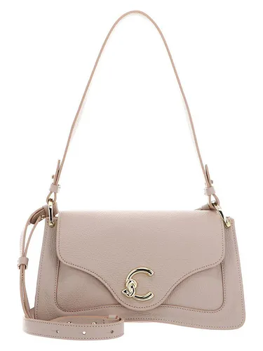 COCCINELLE Beige Leder-Schultertasche von Coccinelle