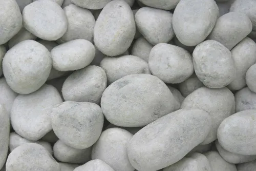 Bellamoli Gestaltungskiesel Bianco Carrara weiß ca. 40-60 mm, 25 kg Kieselsteine