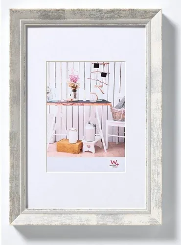 Walther Bilderrahmen Kunststoffrahmen EL318W Chalet 13x18cm weiß