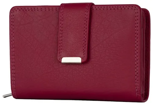 EAAKIE Damen Geldbörse mit RFID Schutz aus Rindleder - Elegante Damen Geldbörse im Hochformat aus echtem Rindleder mit RFID-Schutz. Schützt Ihre Karten vor unbefugtem Zugriff und bietet viel Platz für Geldscheine und Münzen.