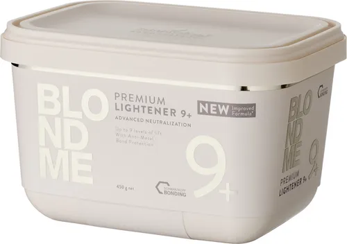 Schwarzkopf BLONDME Premium Lightener 9+ 450 g – Professioneller Blondierer - Erzielen Sie mit Schwarzkopf BLONDME Premium Lightener 9+ (450 g) bis zu 9 Tonhöhen Aufhellung für strahlendes Blond. Die spezielle Formel minimiert Haarbruch und sorgt für gleichmäßige Ergebnisse.