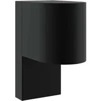 vidaXL Außenwandleuchte Schwarz 12 x 7 x 15 cm Edelstahl 4005979