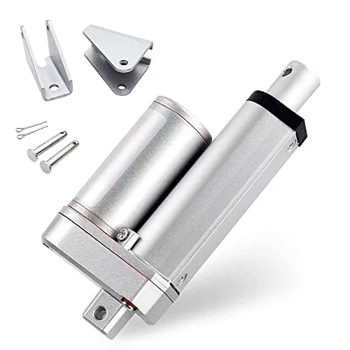 DCHOUSE 1000N 50mm Hub max Linearantrieb, DC 12V-Motor Lineartechnik-Aktuatoren für elektronische, Medizinische, Elektrische Türöffner und Automatisier ungsanwendungen