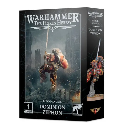 Dominion Zephon Blood Angels - Warhammer 40k - 40K Miniaturen: Modell des Dominion Zephon, unbemalt und aus Plastik, mit einzigartiger Hintergrundgeschichte und Bionics für beeindruckende Spielstrategien.