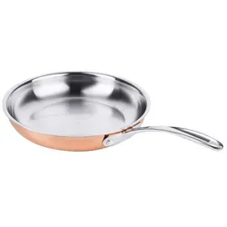 Flambierpfanne Kupfer Ø 24 cm, von Contacto in kupfer von Contacto