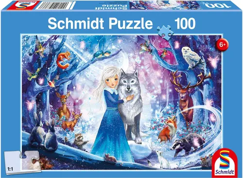 Schmidt Spiele KIPU100T.Prinzessin im Winterwald