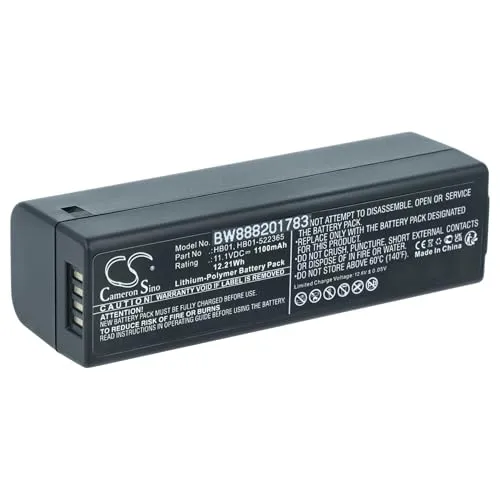 vhbw Akku kompatibel mit DJI Zenmuse X3, X5, X5R Kamera (1100 mAh, 11,1 V, Li-Polymer)