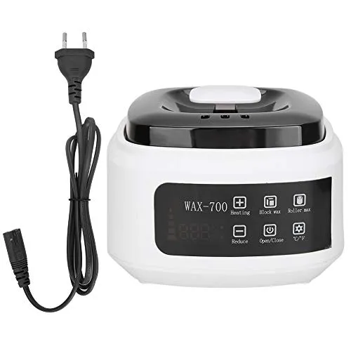 Ml Wachswärmer, Home Waxing Heater Zur Haarentfernung, Automatische Temperaturregelung Elektrische Haarentfernung Wachsschmelzmaschine für Frauen Männer(EU-Stecker) 500