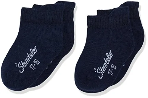 Sterntaler Baby - Jungen Sneaker-söckchen Dp Uni Socken, Marine, 27-30 EU
