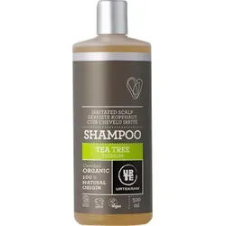 Urtekram Tea Baum Shampoo 500ml - Shampoo für die Kopfhautpflege mit Teebaum, Lavendel und Magnolienrinde, spendet Feuchtigkeit durch Aloe Vera und Glyzerin, ideal für gereizte Kopfhaut.