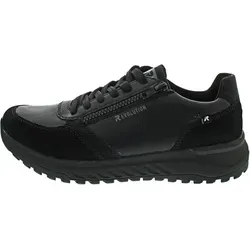 Rieker Sneaker schwarz 44 - Stylische Sneaker in Größe 44, mit 3 cm Absatzhöhe, aus bequemem Synthetik und Textil, ideal für den Alltag und vielseitig kombinierbar.