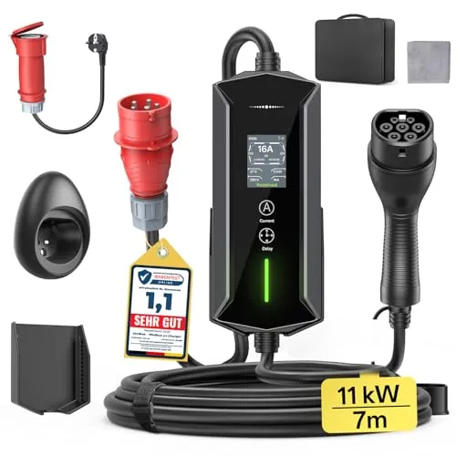Mobile Wallbox 11kW Typ 2 Ladekabel