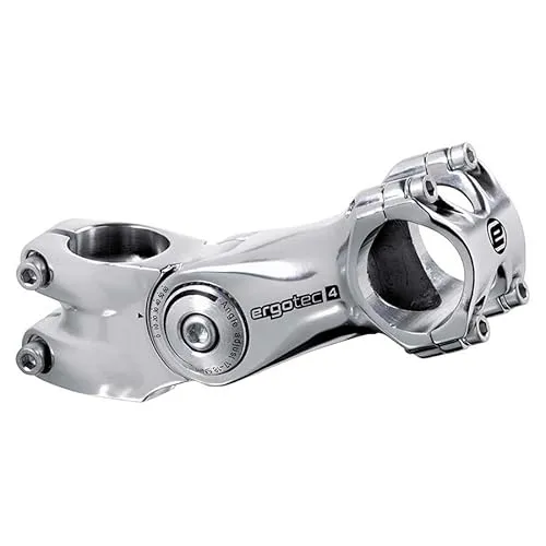 ErgoTec Unisex – Erwachsene Octopus 2 Vorbau, Silber, 105 mm