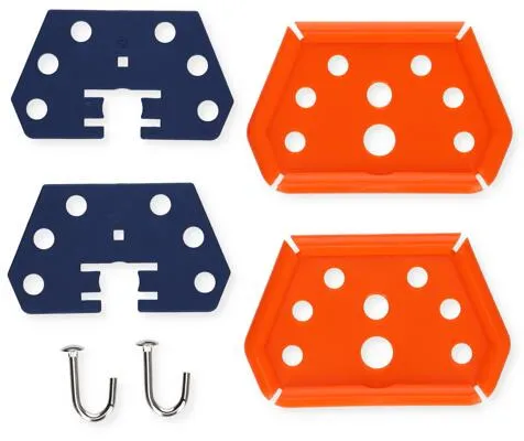 Peggy Peg 6-Part Anchor Plate Set 2014 - Heringe für flexible Gestaltung, hohe Qualität und Langlebigkeit - perfekt für Camping und Outdoor-Aktivitäten.