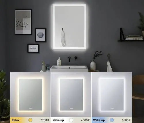 Paulmann HomeSpa Mirra 78951 LED-Spiegelleuchte in silber von Paulmann