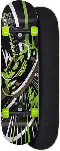 Playlife Skateboard Drift - Skateboard für Einsteiger, aus 8-lagiger russischer Birke, ideal für coole Tricks und Fahrspaß. Perfekt für Skateboarding mit einem maximalen Gewicht von 50 kg.