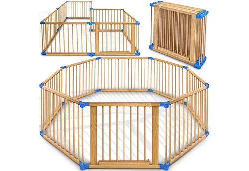 Lauf- & Spielgitter Blau von KIDUKU