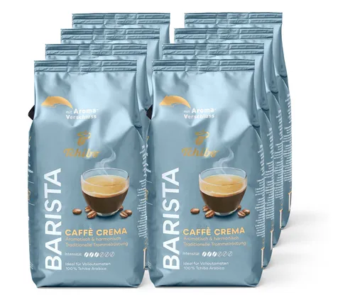 Tchibo Barista Caffè Crema Ganze Bohne 8 x 1 kg