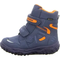 Superfit Jungen HUSKY Boot - Schneestiefel in Blau/Orange, Größe 40 - Wanderschuhe für warme Füße an frostigen Tagen, vegan und mit leichter Sohle für natürliche Abrollbewegung – ideal für abenteuerlustige Kinder!