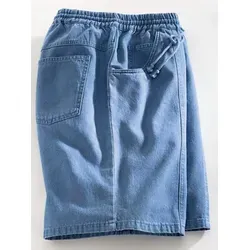 Sieh an! Jogginghose Schlupfbermudas blau 60