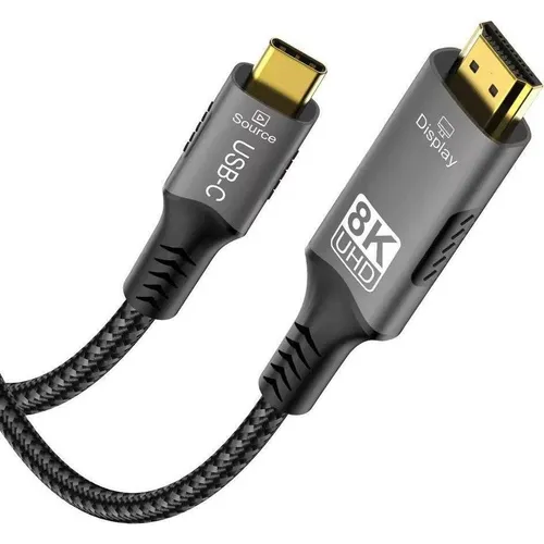 PremiumCord USB-C auf HDMI Kabel, 2m (2 m) (ku31hdmi27) in silber von PremiumCord