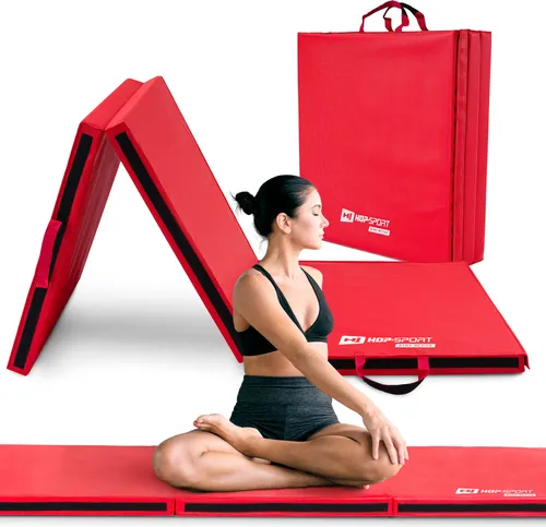 Hop-Sport Turnmatte klappbar Weichbodenmatte Klappbar für zuhause Fitnessmatte Gymnastikmatte