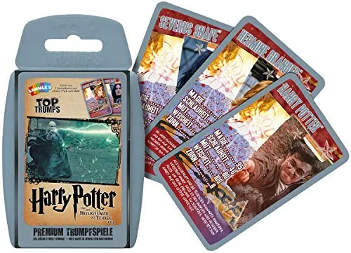 Winning Moves WIN62554 Top Trumps: Harry Potter und die Heiligtümer des Todes 2 - Gesellschaftsspiel für 2+ Spieler, ab 12 Jahre, spannende Duelle im Harry Potter Universum