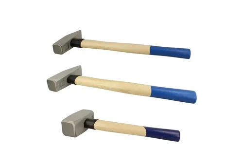 BOOMET Hammer Schlosserhammer / Fäustel (3-St., Schlosserhammer 500 / 1000g Fäustel 1500g), Steinmetzhammer Nagelhammer