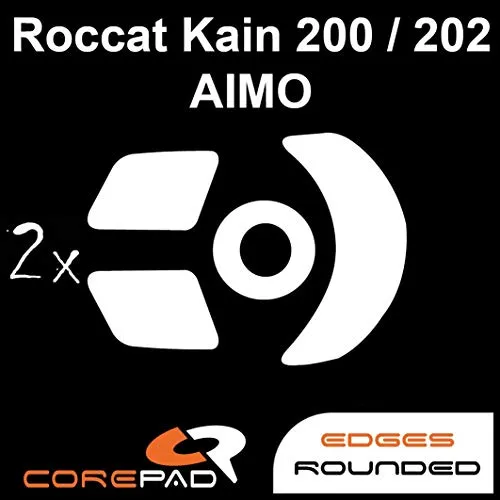 Corepad Skatez PRO 179 Ersatz Mausfüße für Roccat Kain AIMO 200/202