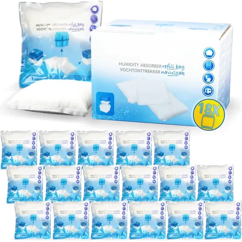 18x 400g Nachfüllpack Nachfüllbeutel Raum Entfeuchter Granulat Luftentfeuchter