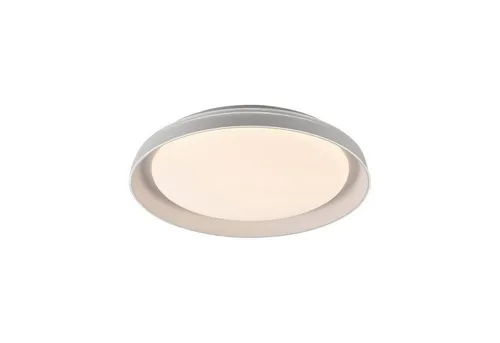 Licht-Erlebnisse Deckenleuchte LISSEN, LED fest integriert, Warmweiß, LED rund D: 43 cm Weiß warmweißes Licht 3000 K 2630 lm Klassisch