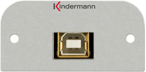 KMAS 7441-525 - USB (B-Buchse/A-Buchse) Anschlussblende - MultiMedia-Anschluss System mit modularer Integration für Kabelmanagement, ideal zur Vermeidung von Kabelsalat und jederzeit erweiterbar.
