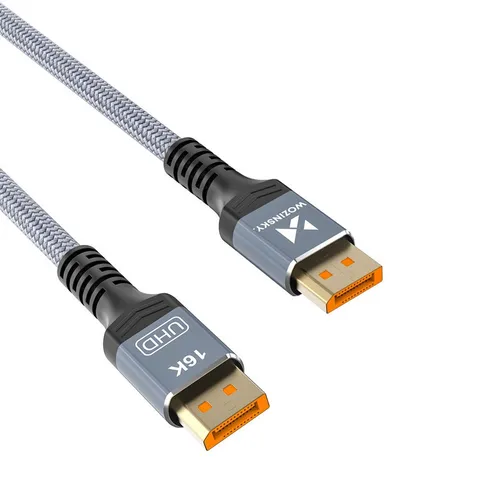 Wozinsky DisplayPort-Kabel 2.1, 80 Gbit/s, 16K HDR, 1 m – Schwarz