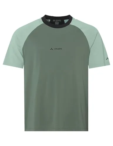 Vaude Herren Loamer T-Shirt XL - Grün - T-Shirts Funktion: Modernes Mountainbike T-Shirt aus recyceltem Polyester, nachhaltig und mit stylischem Colorblock-Design für vielseitige Einsätze.