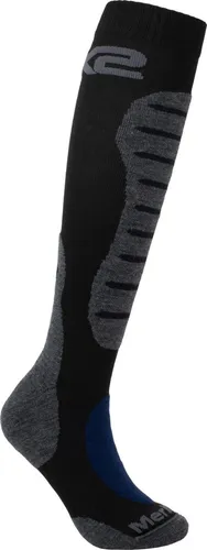 Socken lang MOT2 MERINOS schwarz-grau 36/39
