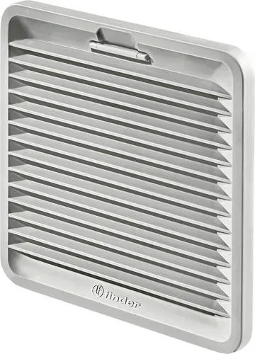 Finder 7F.30.8.230.1020 Filterlüfter - Filterlüfter für Schaltschrank mit 24 m³/h, ideal für den Außenbereich, schützt vor Staub und Feuchtigkeit, Schutzklasse IP 54, Betriebsspannung 230 V.