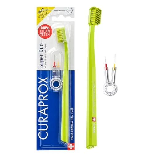 Curaprox Superduo CS 5460 + Interdentalbürsten & Duo-Halter