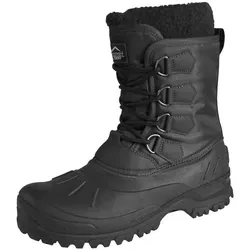 normani Herren Kälteschutzstiefel „Coldery“ - Schwarz - Größe 46 - Robuste Kälteschutzstiefel für extreme Wetterbedingungen bis -40 °C. Mit herausnehmbarem Innenschuh aus Filz, rutschfester Sohle und wasserdichtem Fuß ideal für Winterabenteuer und Kühlhäuser.