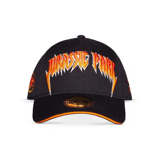 Jurassic Park Baseball Cap Isla Nublar Logo - Hüte & Mützen, stylische Baseballkappe mit besticktem Isla Nublar Logo und T-Rex Design, perfekt für Dinosaurier-Fans und Filmliebhaber.