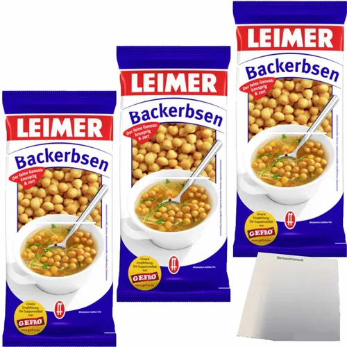 Leimer Backerbsen 3er Pack 3x200g