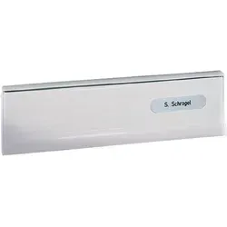 RENZ Einwurfklappe für Tür-Durchwurfbriefkasten SERIE 17 - Aluminium - Zubehör für Briefkästen, hochwertige Aluminium-Einwurfklappe für sichere und einfache Briefzustellung, ideal für den Innenbereich.