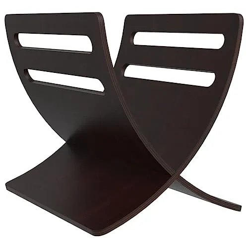 vidaXL Zeitungsständer Braun - Eleganter Magazinhalter aus Holz - Zeitungsständer aus Pappelsperrholz, ideal für Wohnzimmer, Büro oder Badezimmer. Schlichtes Design und einfache Montage machen ihn zur perfekten Aufbewahrungslösung.