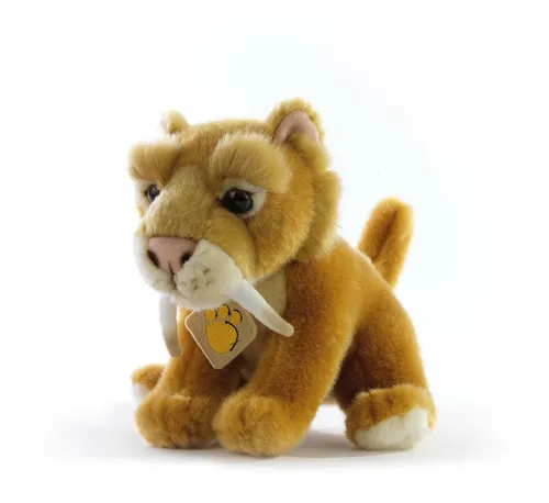 Plüsch Dinosaurus Smilodon Tiger Säbelzähne 23Cm Plush & Company 10028
