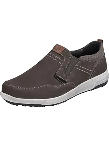 Josef Seibel Herren Enrico 04 25304 Slipper - Asphalt-Kombi - Slipper für Herren, hergestellt in Strobel-Machart für hohe Flexibilität und Strapazierfähigkeit, ideal für den Alltag.