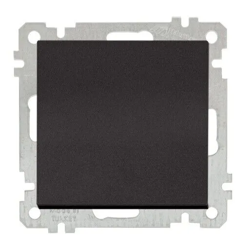 CANDELA Lichtschalter Schwarz matt Unterputz für Lichtsteuerung