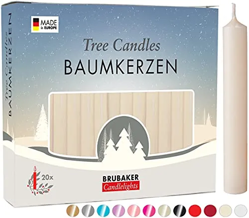 BRUBAKER Baumkerzen 100er Pack von BRUBAKER