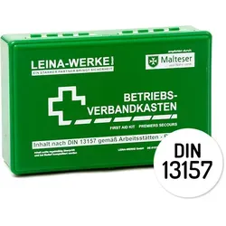 Leina Kleiner Betriebsverbandkasten Grün DIN 13157 1 Set in grün von Leina-Werke